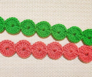 Easy Crochet Bookmark With Cute Circles