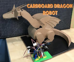 Cardboard Dragon Robot