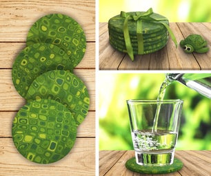 Turtle Shell Inspired Coasters