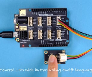 Control an LED With Button Using Swift Language