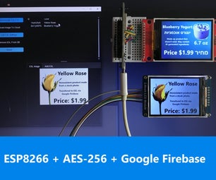 DIY IoT Electronic Shelf Label With Google Firebase V2.0