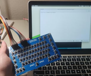 64-Key Prototyping Keyboard Matrix for Arduino