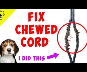 How to Fix a Cord Chewed by Your Pet