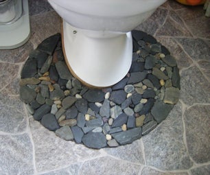 Stone / Pebble Toilet - Mat