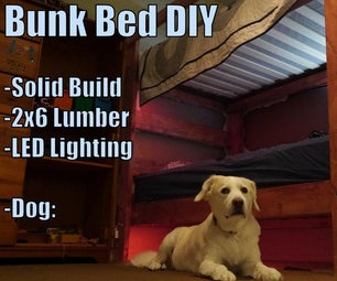 Strong Bunk Bed With 2x6 Lumber