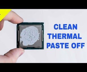 How to Clean Thermal Paste Off CPU