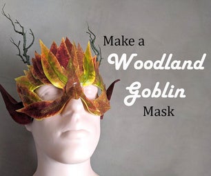 How to Make a Woodland Goblin Mask With Craft Store Fake Florals