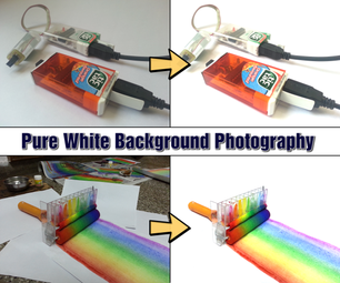 Pure White Background Photography Using Smartphone