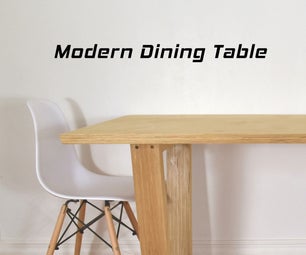 Making High End Furniture From Plywood - DIY Modern Dining Table