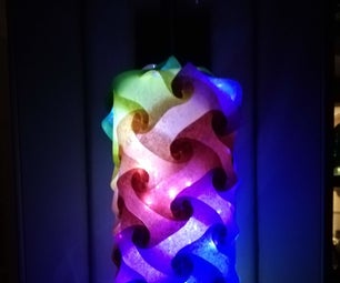 Rainbow IQ Puzzle Laminated Paper Lamp