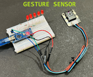 Gesture Sensor Control Using Arduino
