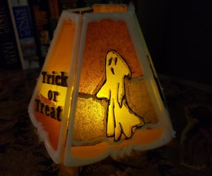 Halloween Table Decoration With a Tea Light