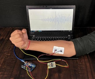 Visualizing Muscle Signals (EMG) Using Most Affordable DIY Muscle Sensor