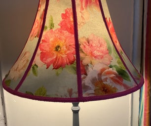 Cheap and Easy, Wallpaper Lampshade!