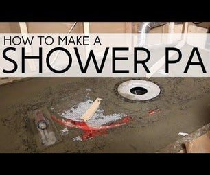 How to Build a Mortar Shower Pan