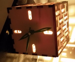 A Clock With a Lamp