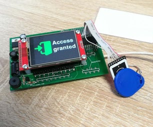 ESP32 Based RFID Reader With Touch Display