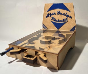 Pinball Arcade Machine - Lasercut & 3D Printed