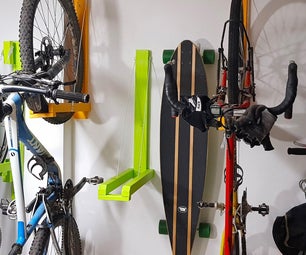 Bike Rack - Easy Build Wall Mounted Bicycle Rack
