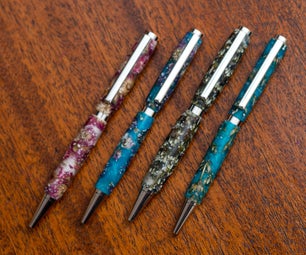 Amaranth Bud and Lavender Pens
