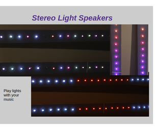 Stereo Light Speakers Synchronized to Music With Arduino