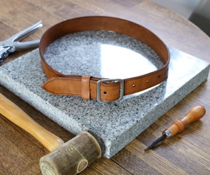 How to Make a Leather Belt - DIY