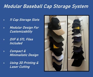 Baseball Cap Storage Rack | Modular Storage System