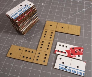 Dominoes From Laser Cut Domino's Box
