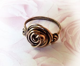 Wire Roses Ring