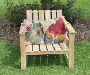 Pallet Wood Armchair for Home and Garden