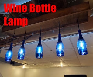 Wine Bottle Lamp (Chandelier)
