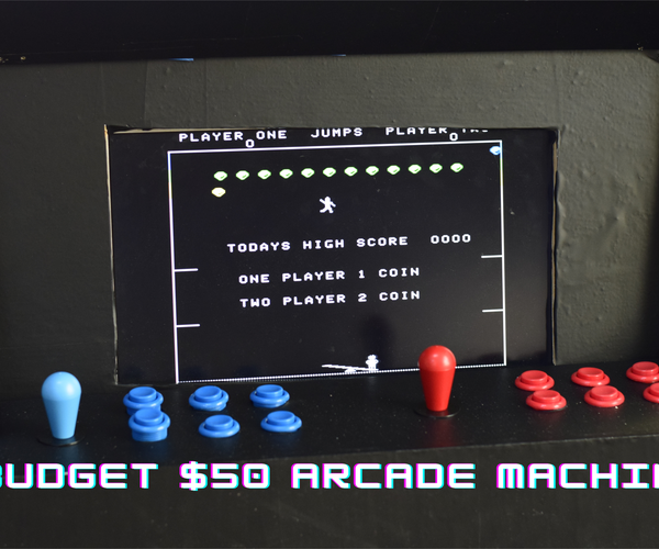 Extremely Cheap 2-Player Bartop Arcade Machine! (Only $50!)