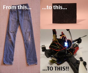 Mini FPV Tricopter Made Out of Old PANTS???? Make Your Old Pants FLY!!