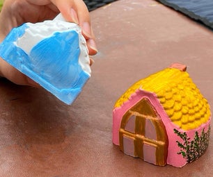 Make Mini Cement Houses