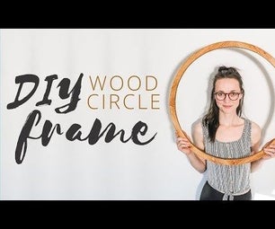 Round Wood Frame