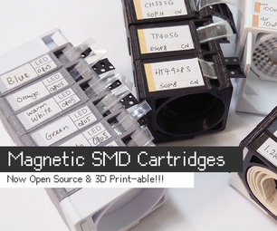 SMD Organizer Cartridge (Magnetic Wall Mounted!)