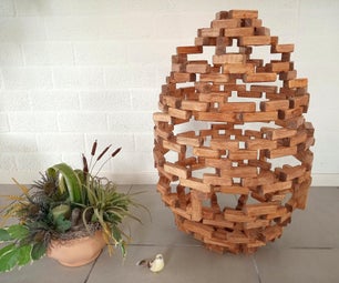 Large Egg Made From a Single 2x4