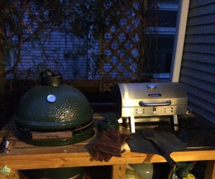Big Green Egg and Gas Grill Table