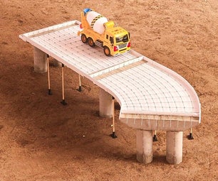 Miniature Concrete Bridge Construction