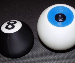Electronic Magic 8 Ball and Eyeball 