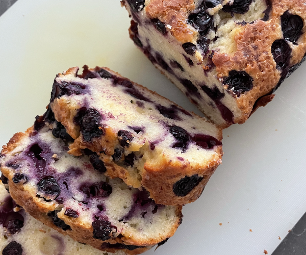 Blueberry Lemon Loaf Cake Recipe