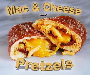 Box Mac & Cheese Stuffed Pretzels