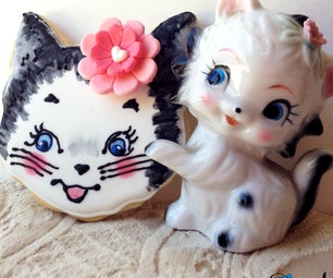 Vintage Kitty Cookies