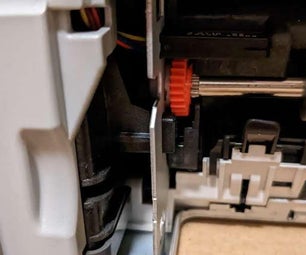 Split Gear for Broken Printer Paperfeed.