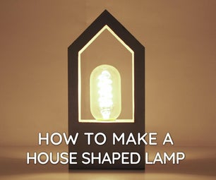 How to Make a House Shaped Lamp Using Concrete