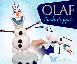 Melting OLAF - Push Puppet (FROZEN)