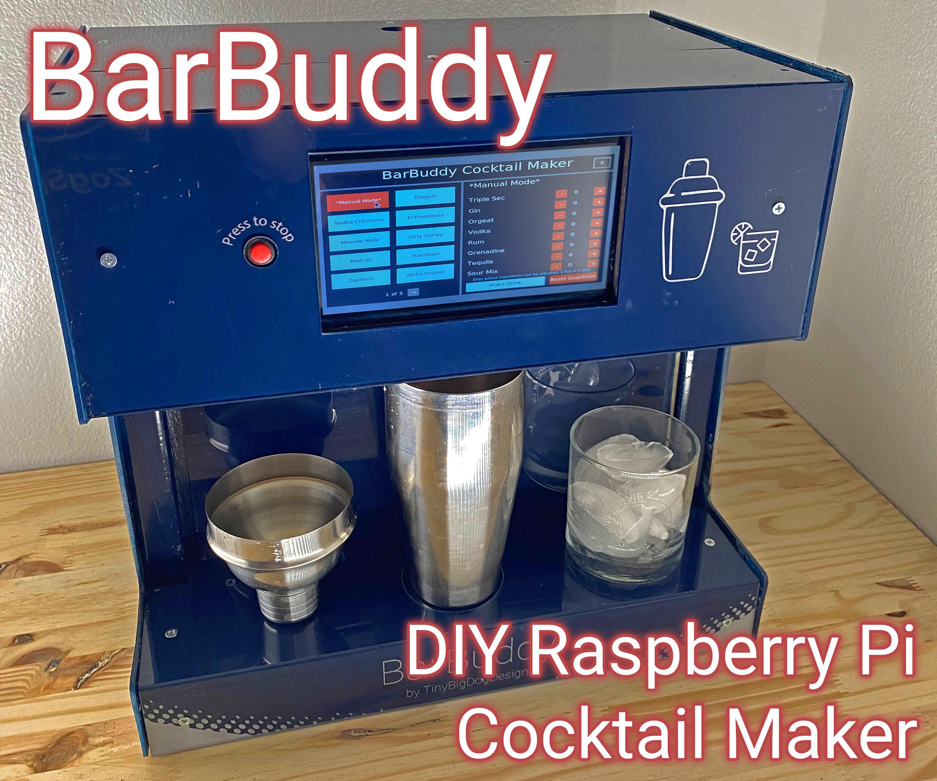 BarBuddy - DIY Raspberry Pi Cocktail Maker
