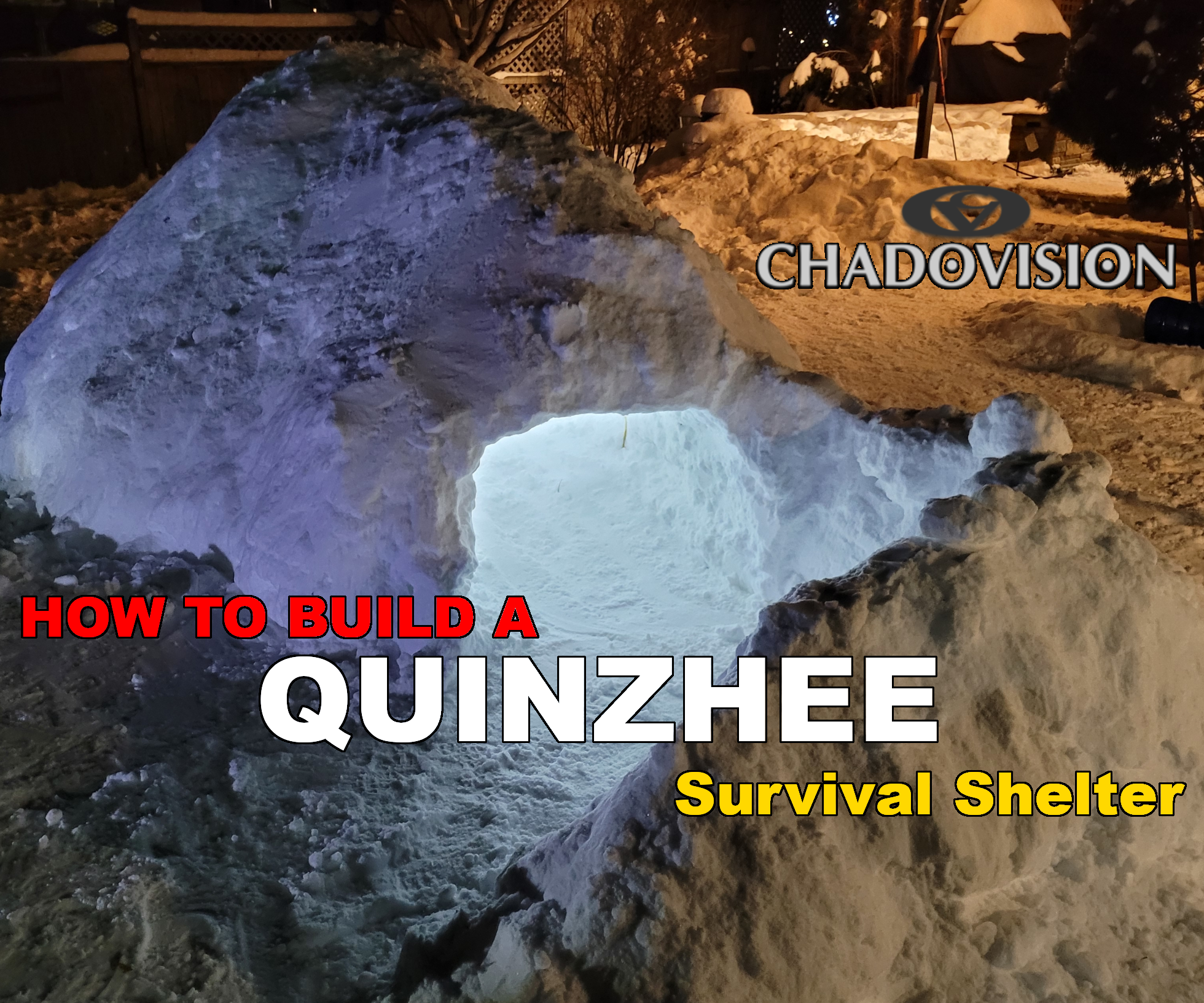 How to Build a Quinzhee Survival Shelter