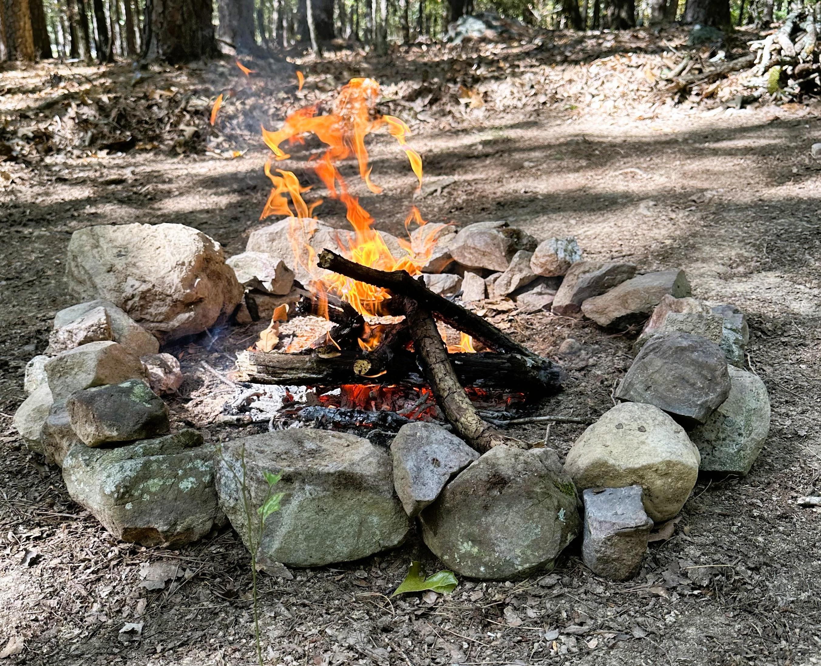 How to Build a Campfire Safely