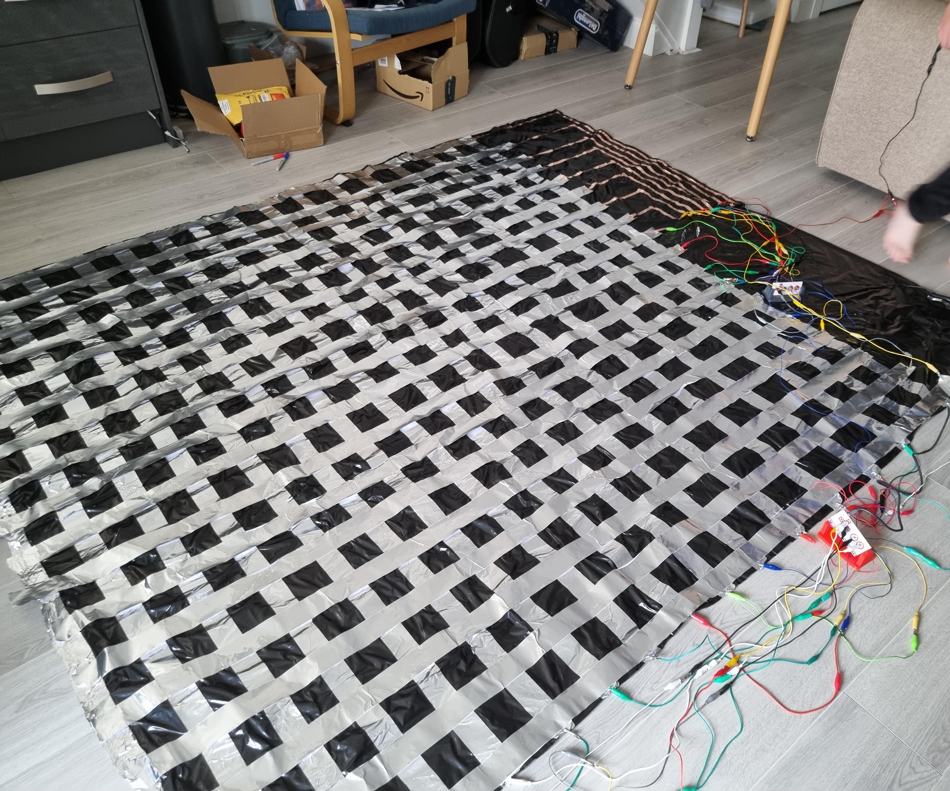 Giant Coordinate Art With Makey Makey
